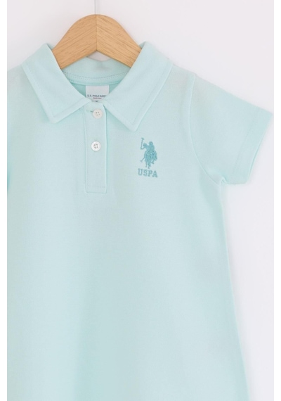 U.S. Polo Assn. U.s. Polo Assn Kız Bebek Yeşil Elbise Usb2407-c-v6 Yeşil
