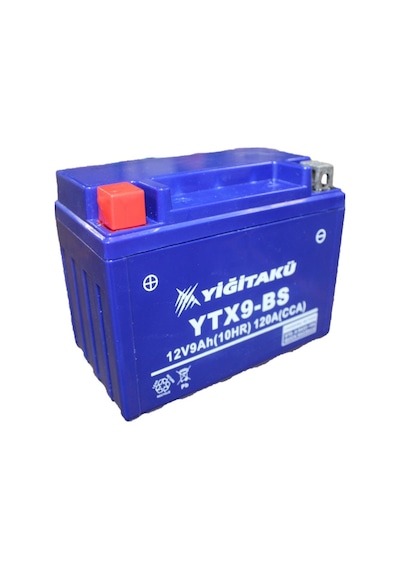 12 V 9 Ah Amper Ytx9 Bs Yiğit Akü Motosiklet Aküsü