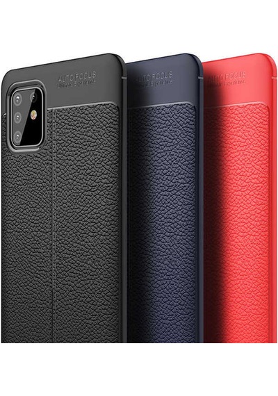 Samsung Uyumlu Galaxy A81 Note 10 Lite Kılıf Zore Niss Silikon Kapak Siyah