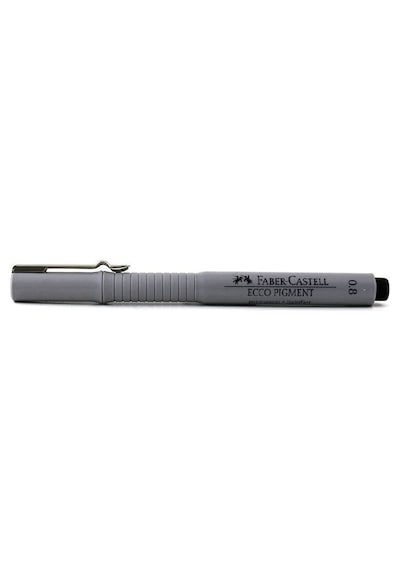 Faber Castell Ecco Pigment 0.8 Siyah Kalem 166899