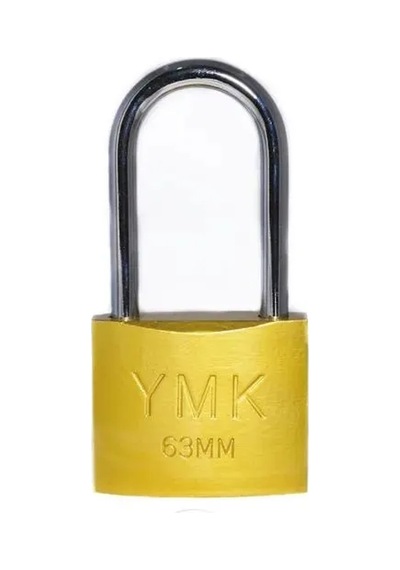 Jenerik Eko Sarı Boyalı Uzun Kancalı Asma Kilit 25mm