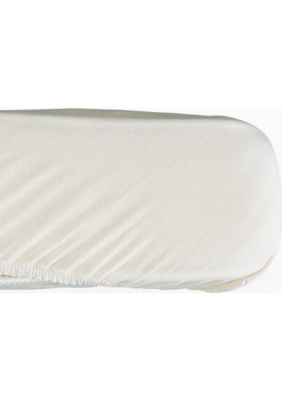 Bebek Lastikli Çarşaf 60x120 Cm Desensiz Krem - Çok Renkli
