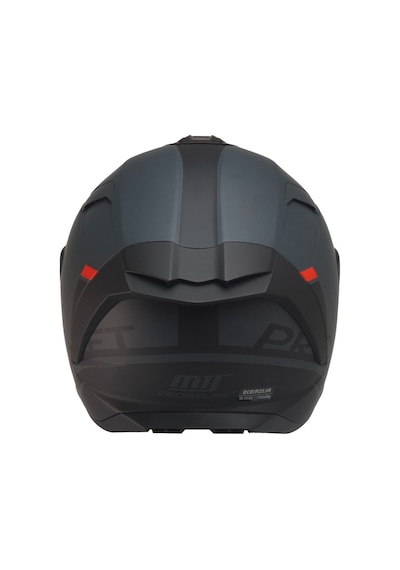 Mts Full Face Double Güneş Vizörlü Ece 22.06R Motosiklet Kaskı - Gri