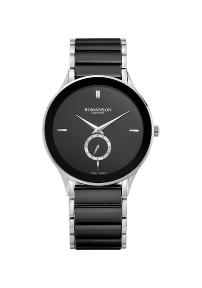 Romanson Tm4236cm1wa32w Safir Cam Swiss Quartz Çelik Kasa Seramik Kordon Erkek Kol Saati
