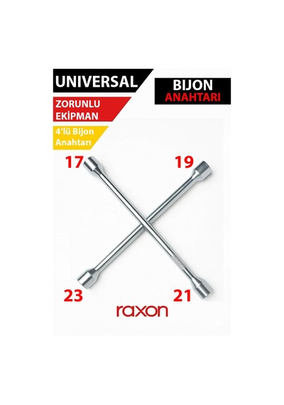 Universal 4 Lü Bijon Anahtarı Oto Tamir Ve Yol Yardım Aparatı