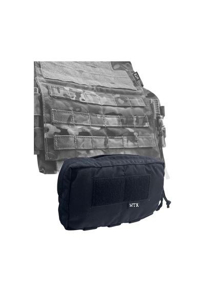 Grovuxa Cangoo - Kanguru Cep Modülü Alpkuzan Hücum Yeleği & Utx Chest Rig Uyumlu Çanta Siyah