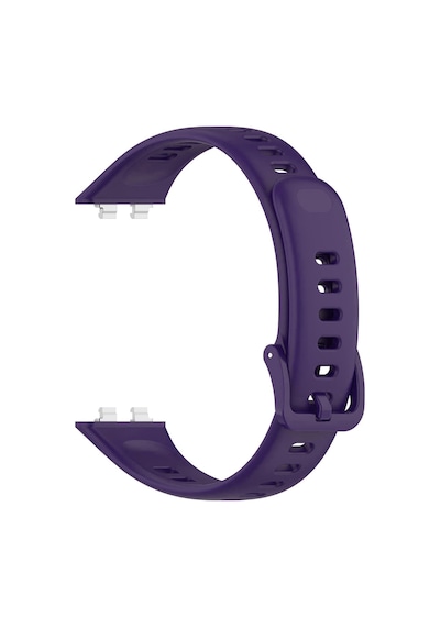 Caseonn Huawei Band 11 Pro Kordon Tam Korumalı Spor Silikon Kordon Kayış Mor