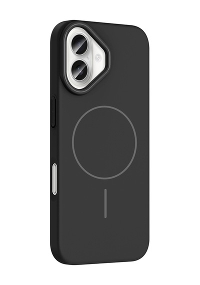 Apple Uyumlu iPhone 16 Plus Kılıf M-safe Şarj Özellikli Zore Ruby Sert Kapak Mürdüm