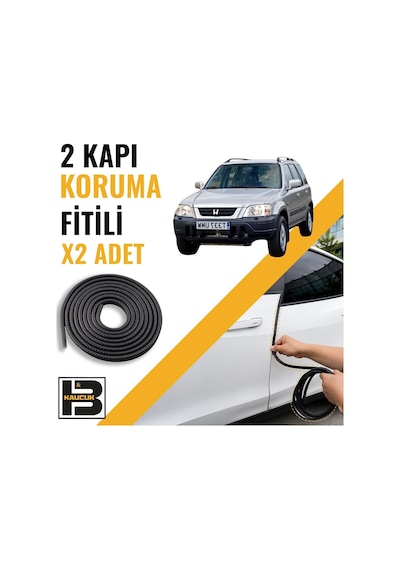 Honda Cr-v 1997-2001 Kapı Koruma Fitili-iki Kapı-siyah-bm0994