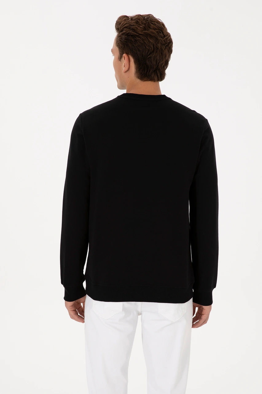 U.s. Polo Assn. Erkek Siyah Sweatshirt 50324788-vr046 Siyah