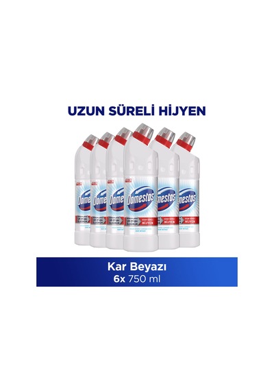 Yoğun Kıvamlı Çamaşır Suyu Kar Beyazı Maksimum Hijyen 750 Ml 6 Adet Diğer
