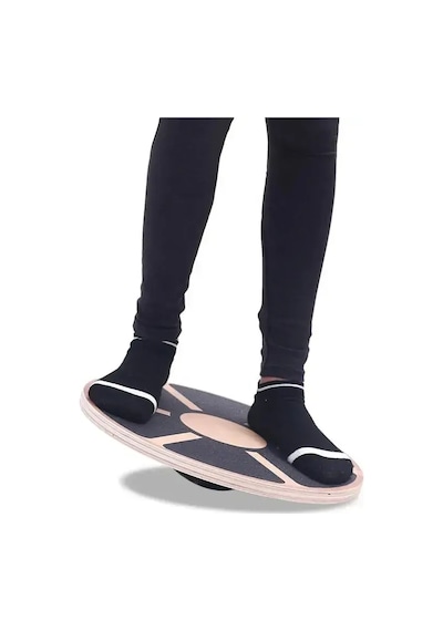 Wobble Board Çok Yönlü Ahşap Denge Tahtası