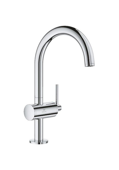 Grohe Atrio Tek Kumandalı Lavabo Bataryası 1/2" L-Boyut - 24362000 Gümüş
