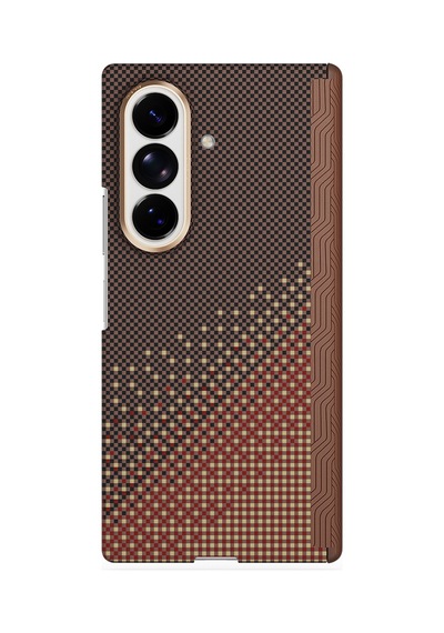 Galaxy Z Fold 8 Ultra Kılıf M-safe Özellikli Raptic Aramid Skinpro Serenity Serisi Kapak Kahverengi