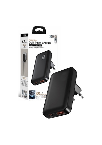 65w Gan Pd Hızlı Şarj Adaptörü 1xusb 1xtype-c Yenilikçi H