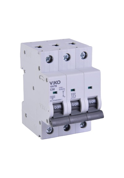 Viko 10vtb-3c50 Otomatik Sigorta 10ka C Tipi 3 Kutup 50a 10