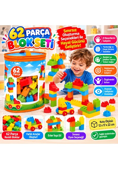Northcity 01253 Multi Bloklar 62 Parça Bx Standart
