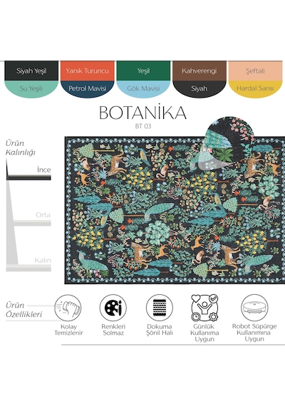 Kilim Home Halı Botanika Bt 03 Renkli