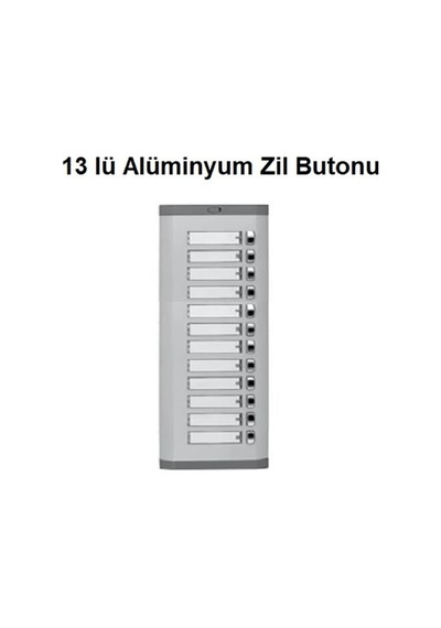 13 Lü Alüminyum Zil Butonu