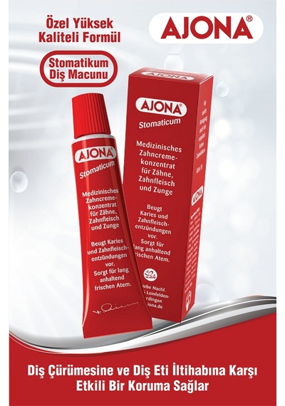 Ajona Stomatikum Medikal Konsantre Diş Macunu 25 ML