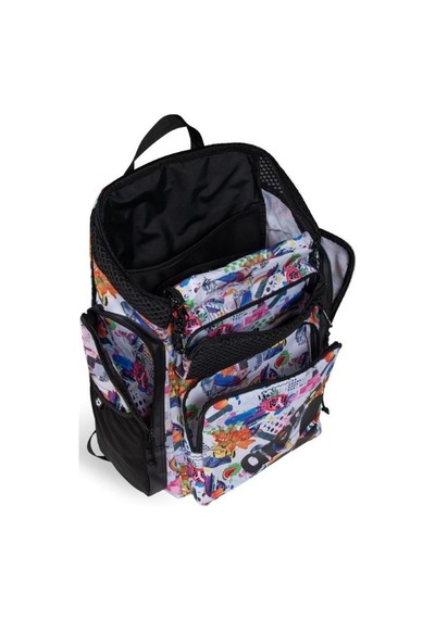 Arena One Go Backpack 45l Allover Collage Unisex Yüzücü Sırt Çantası 010232101 Çok Renkli