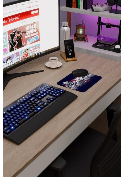Helltaker Kaymaz Dikişli Kauçuk Oyuncu Mousepad V3 - 22x18 Gaming Mouse Pad Fare Altlığı