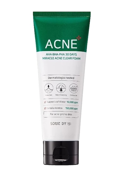 Some By Mi AHA-BHA-PHA 30 Days Miracle Acne Clear Foam 100 ML