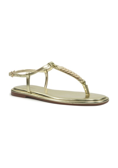 Nine West Orıa 6fx Altın Kadın Düz Sandalet 000000000102052485 Altın