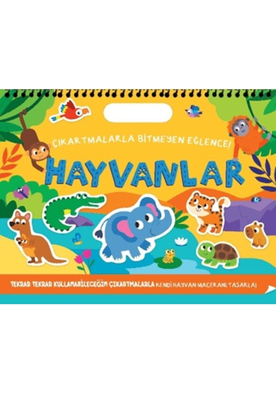 Çıkartmalarla Bitmeyen Eğlence - Hayvanlar