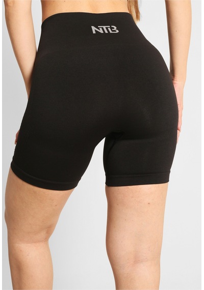 Nature The Brand Ntb Toparlayıcı Terletmez Esnek Kumaş Push-up Büzgüsüz Kısa Tayt Black Color SiYAH