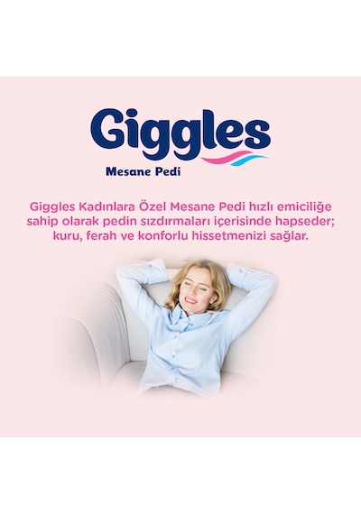 Giggles Kadın Mesane Pedi Medium Normal 60 Adet