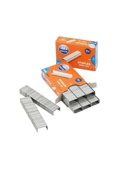 Delta 1552 24/6 Zımba Teli Beyaz 1000li x 10 Kutu