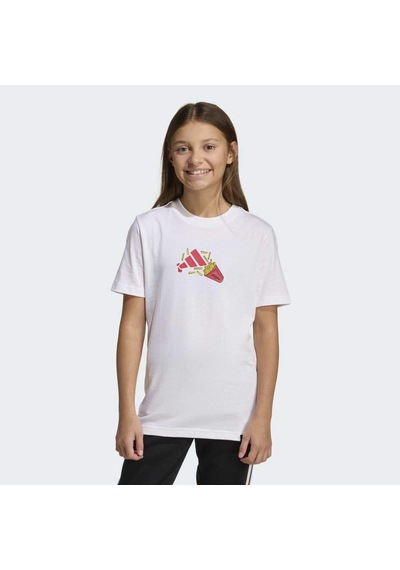 Adidas Ka0536 J Food T Çocuk Tişört Beyaz