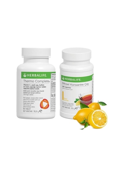 Herbalife Set 1 Adet Thermo Complete 90 Tablet Ve 1 Adet Limonlu Çay 50gr