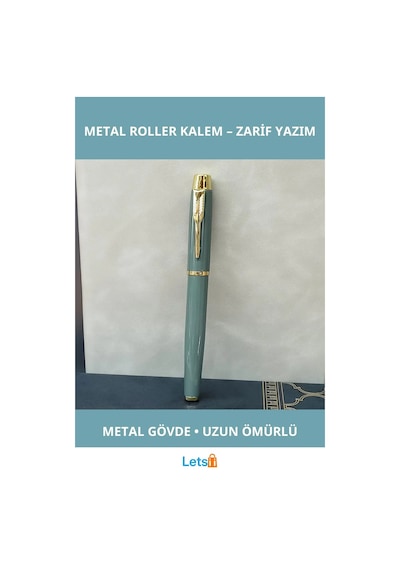 Şık Metal Roller Kalem Zarif Ve Dayanıklı İmza Kalemi Çok Renkli
