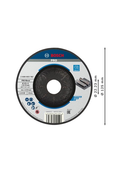 Tr Kesme Diski, Gri, 125 Mm, 1 Adet
