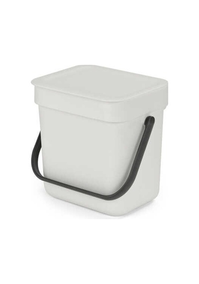 Brabantia Sort&go Lıght Grey Çöp Kutusu 3lt Beyaz