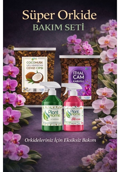 Orkide Toprağı - Orkide Kurtaran Orkide Besini Avantaj Seti 1 Litre İthal Çam 1 Litre Coco Cips Diğer