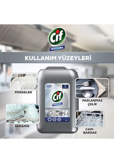 Cif U-pro Endüstriyel Bulaşık Parlatıcısı 10 L