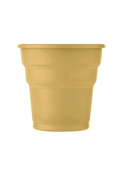 Bardak Plastik Bardak 25 Adet Altın Renk