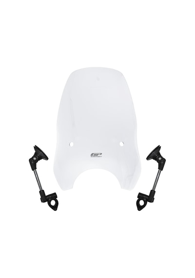 GP Kompozit Scooter Universal Ayarlanabilir Ön Cam Şeffaf 54 cm