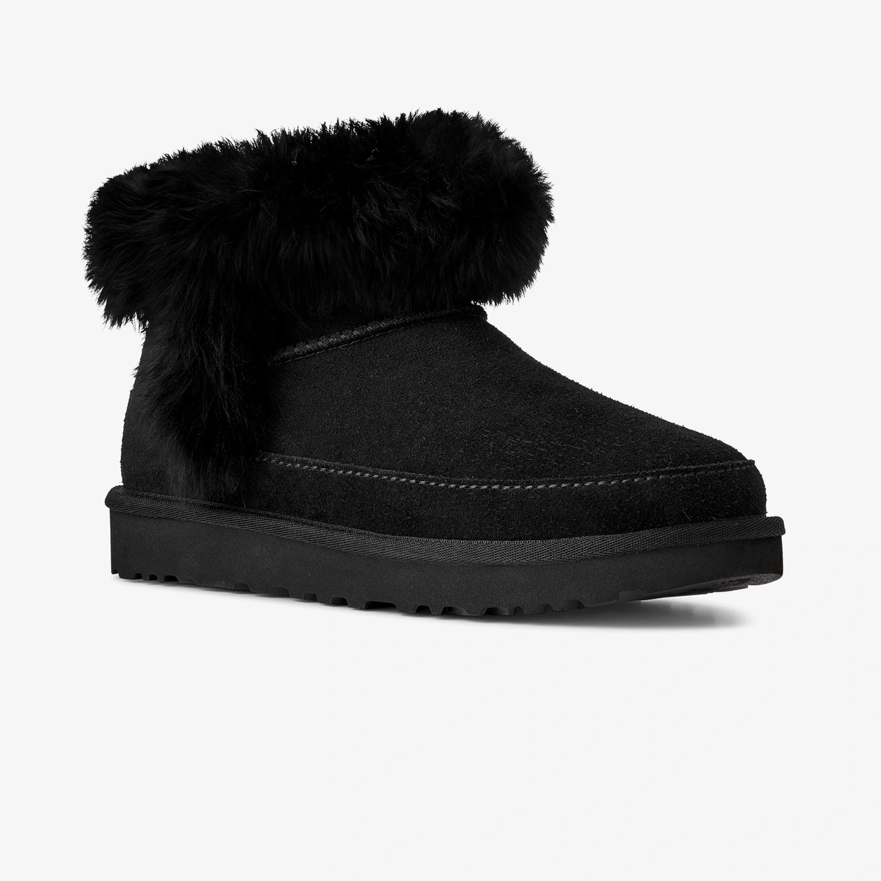Ugg Classic Ultra Mini Chalet Kadın Siyah Bot 1173832 Siyah