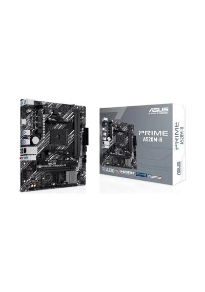 Asus Prıme A520m-r Ddr4 5100mhz 1xhdmı 1xm.2 Usb2.0 Matx Am4 Amd Am4 5000/4000 /3000 Serisi İle Uyu