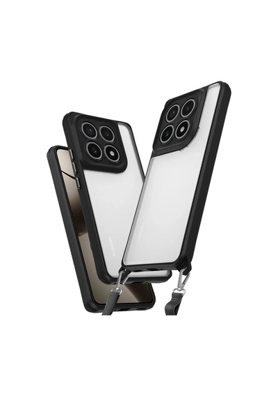 Newface Xiaomi Mi 14t Pro Kılıf Penta Silikon Kılıf - Siyah