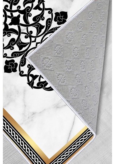Rovigo Home Dijital Baskı Yıkanabilir Kaymaz Taban Salon Halısı RVG0319-SD705 Çok Renkli