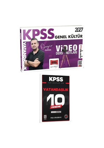 Yargı 2027 Kpss Vatandaşlık Video Ders Notları+evp Vatandaşlık Deneme