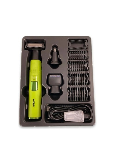 V-633 & V-016 Saç Sakal Vücut Bakım Tıraş Makinesi 2'li Tıraş Seti - Shaver Ve Folyo Başlık