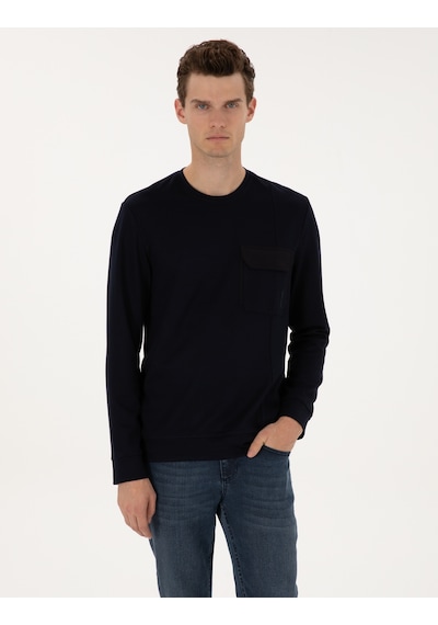 Pierre Cardin Erkek Lacivert Sweatshirt 50315760-vr033 Lacivert