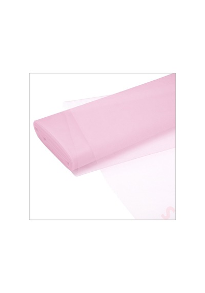 Süsleme Tülü Kristal Tül, 3 Mt En X 1 Mt Uzunluk - Pembe 0-99