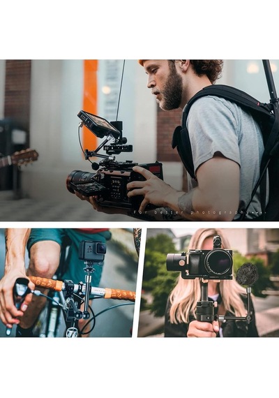 Premium Profesyonel Magic Arm Dslr Kamera Tutucu Süper Kelepçeli Mengene Stand, 1/4 3/8 Dişli Flaş Pabuçlu Esnek Ma